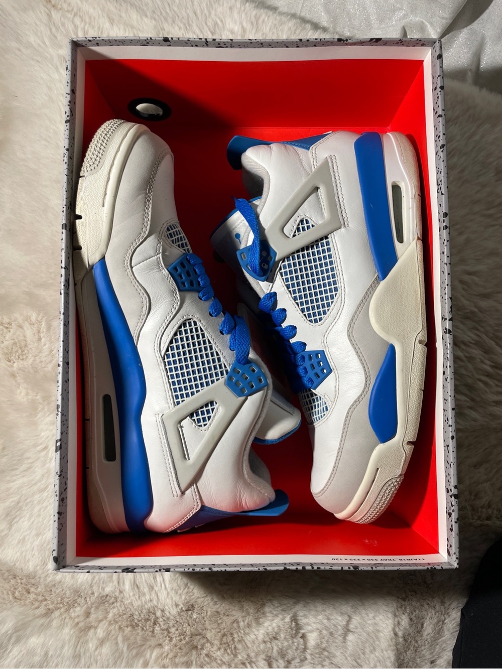 Air Jordan 4 Retro Military Blue 2012 Size 9.5 Men’s With Original Box